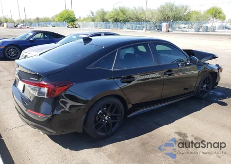 2025 Honda Civic Sport из США, поврежденный, VIN 2HGFE2F57SH565582